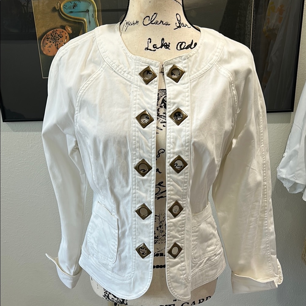 AMI White Women's Jacket